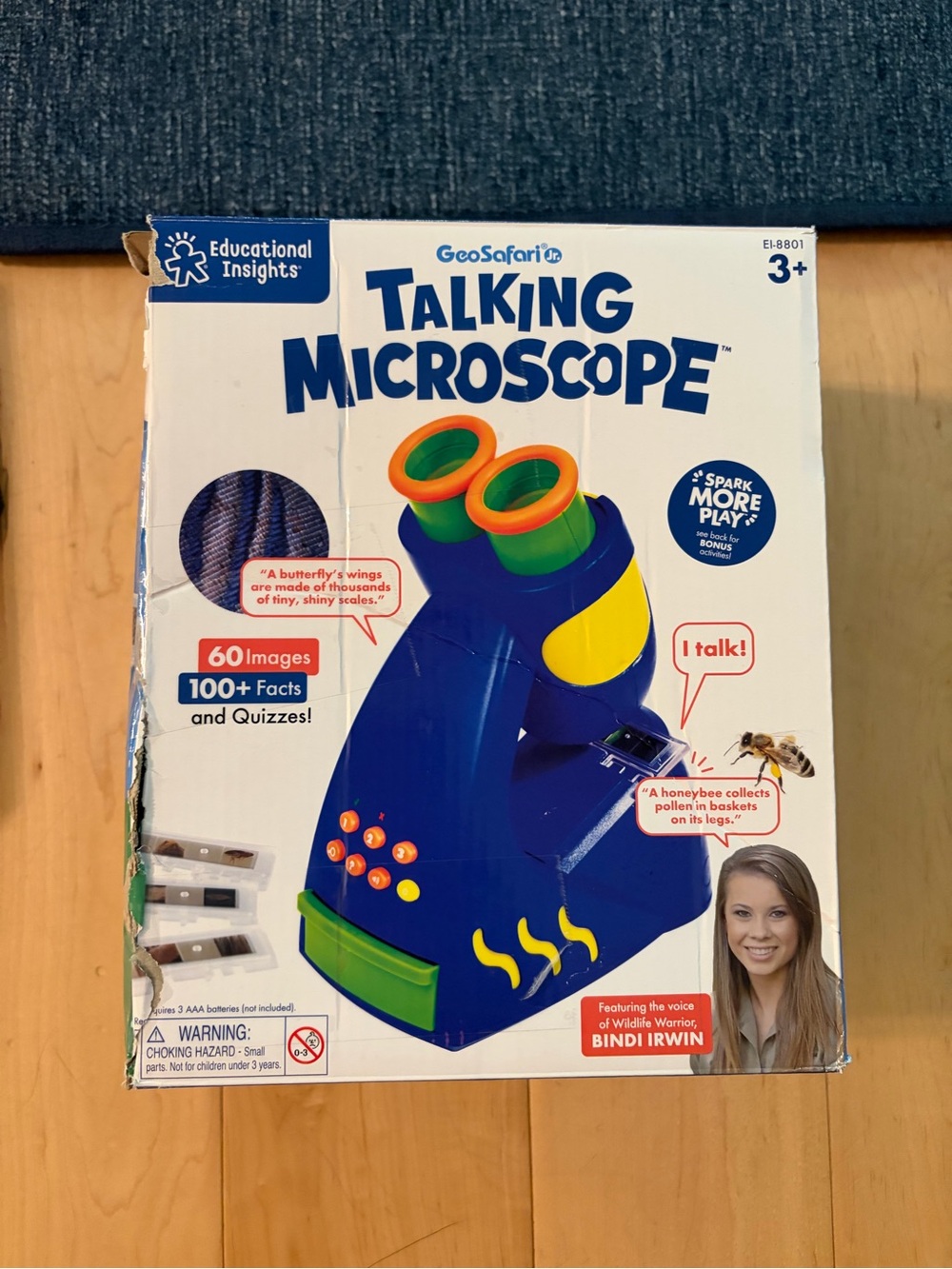 Educational Insights GeoSafari Talking Microscope - Blue/Green/Yellow